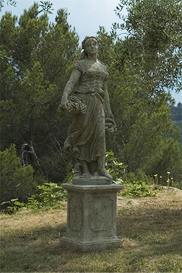Statue en pierre saison automne 150 cm